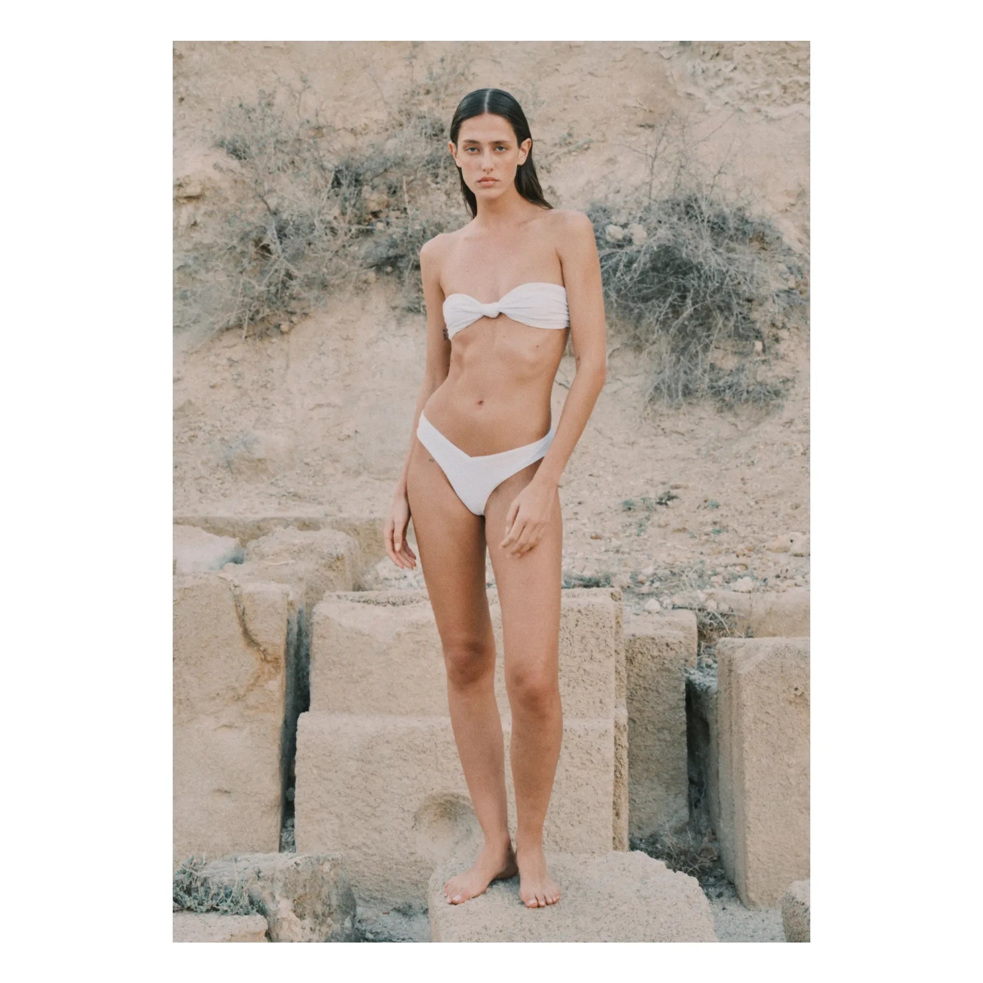 Vanessa Sposi - Le Bandeau Bow Swimsuit Top | Ivory