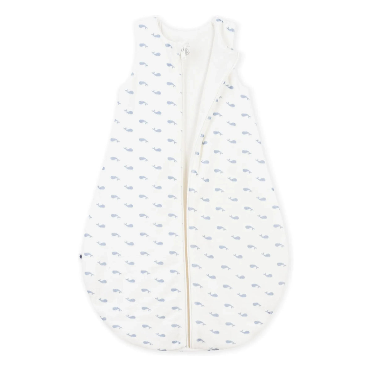 Petit Bateau - Baleines Organik Pamuk uyku tulumu | Beyaz