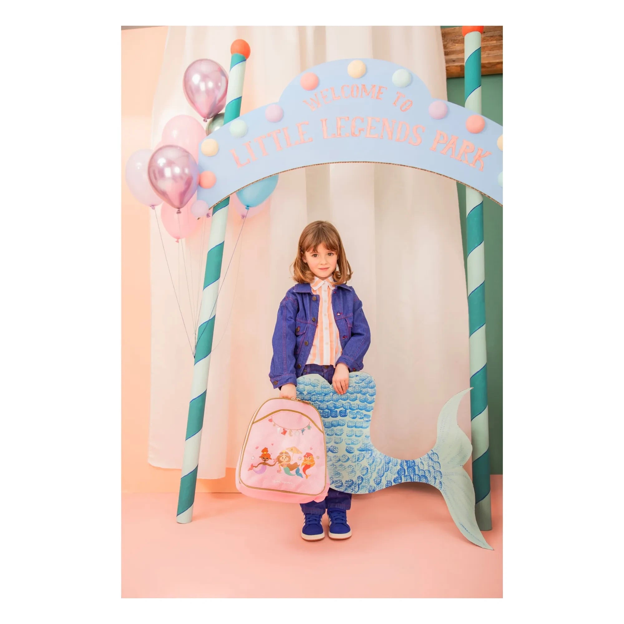 Jeune Premier - Mini Mermaids Backpack | Pink