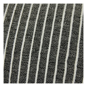 HKliving - Striped Pillow | Black