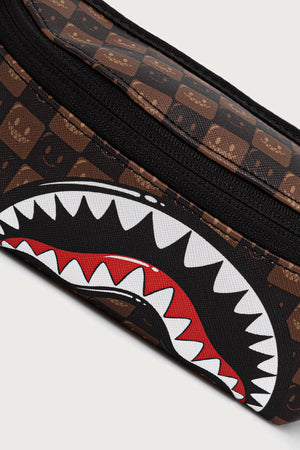 Sprayground - Paris’teki Köpek Balıkları Kahverengi Bel Çantası 910B9309NSZ