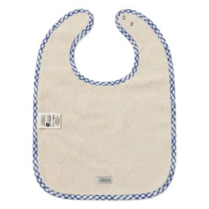 Editions Aimable - Lätzchen Bertille | Blaue Vichy-Baumwolle