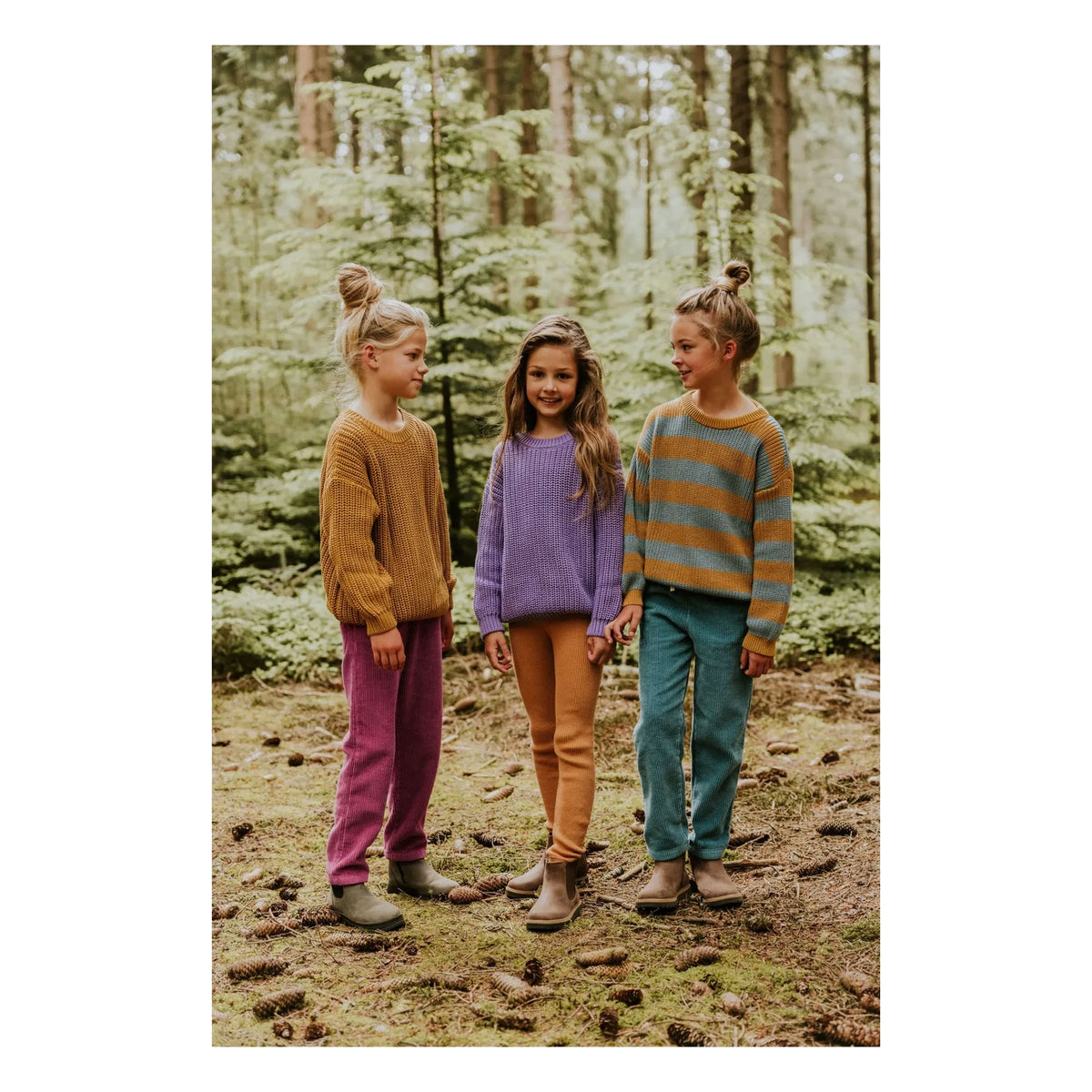 Yuki - Organic Cotton Chunky Knit Sweater | Mauve