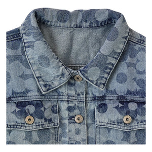 Fábula - Chaqueta Vaquera Floral | Azul Claro
