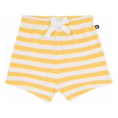 Petit Bateau - Çizgili Terry Şort | Sarı