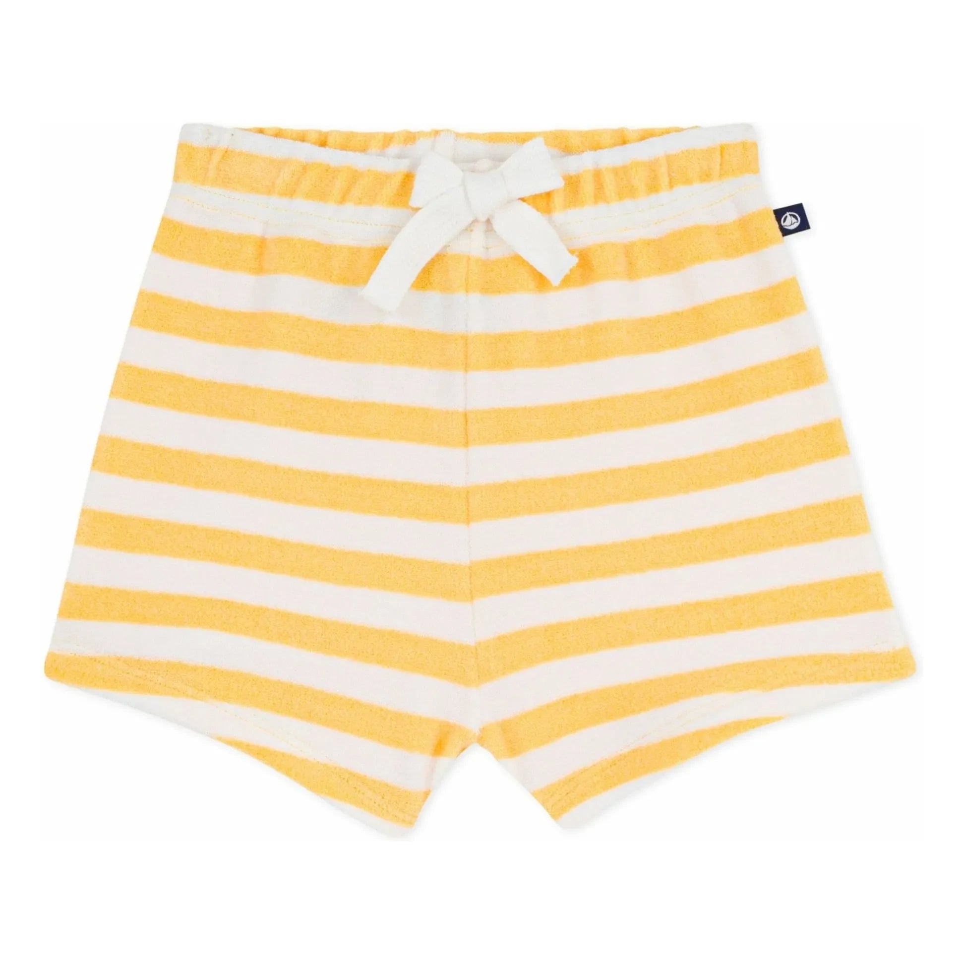 Petit Bateau - Çizgili Terry Şort | Sarı