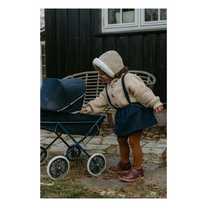 Petit Nord - Gestreifte Kämme-Stiefel | Bordeaux