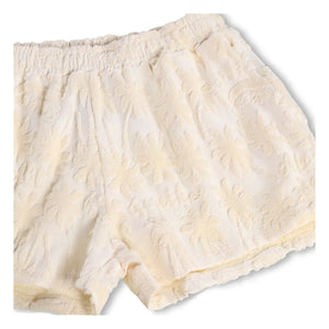 Molo - Angela Palm short de felpa | Crudo
