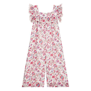 Louise Misha - Irma Fleurie Bio-Baumwoll-Strampler | Creme