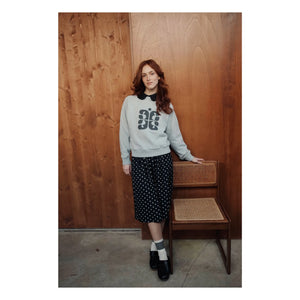 Emile et Ida - Carl Sigle organik pamuk sweatshirt | Heather grey