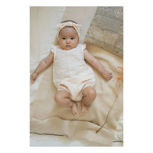 1+ in the family - Conjunto de blusa y braguita Apolonia Seersucker | Crudo