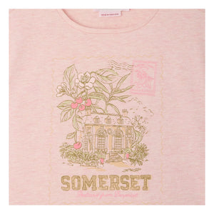 Bonpoint - Aada Organic Cotton T-Shirt | Light Pink