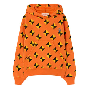 The Animals Observatory - Beaver Losange Sweatshirt mit Kapuze | Orange