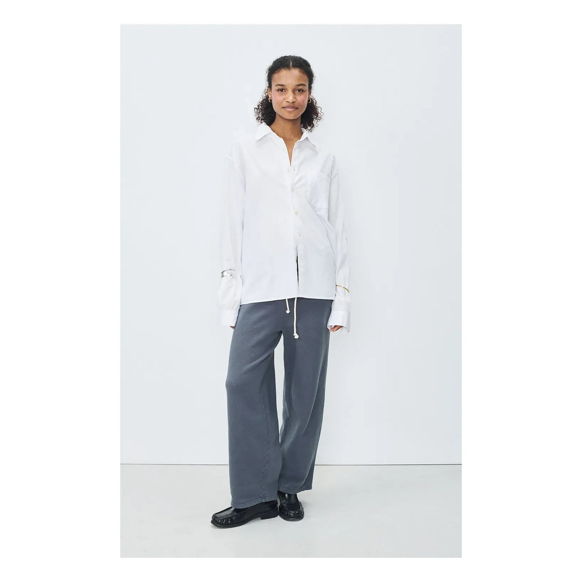 American Vintage - Izubird Pamuklu Jogger | Gri mavi