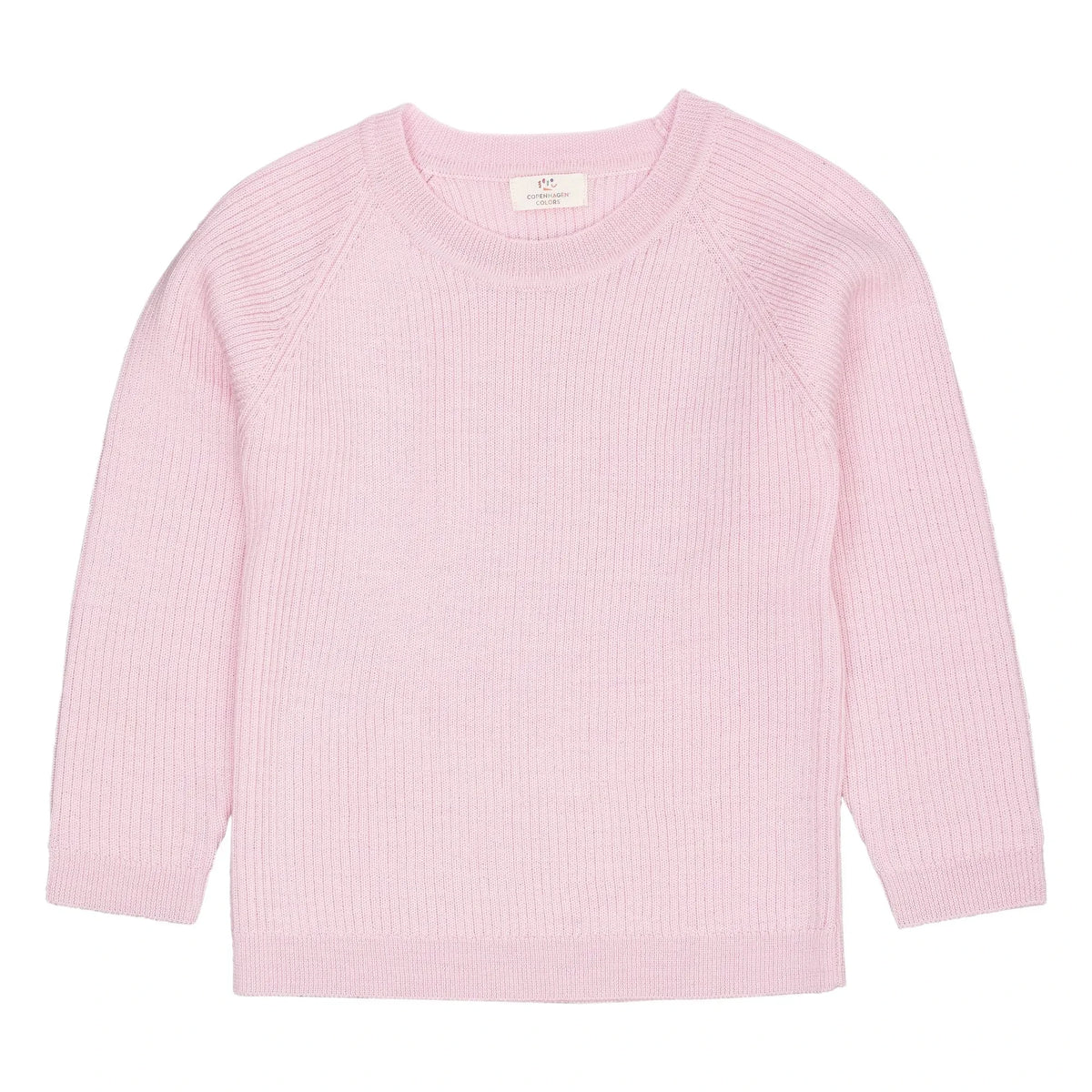 Copenhagen Colors - Merinos Yünlü Fitilli Kazak | Pembe