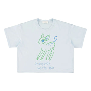 Morley - Warsaw Bambi T-Shirt | Hellblau