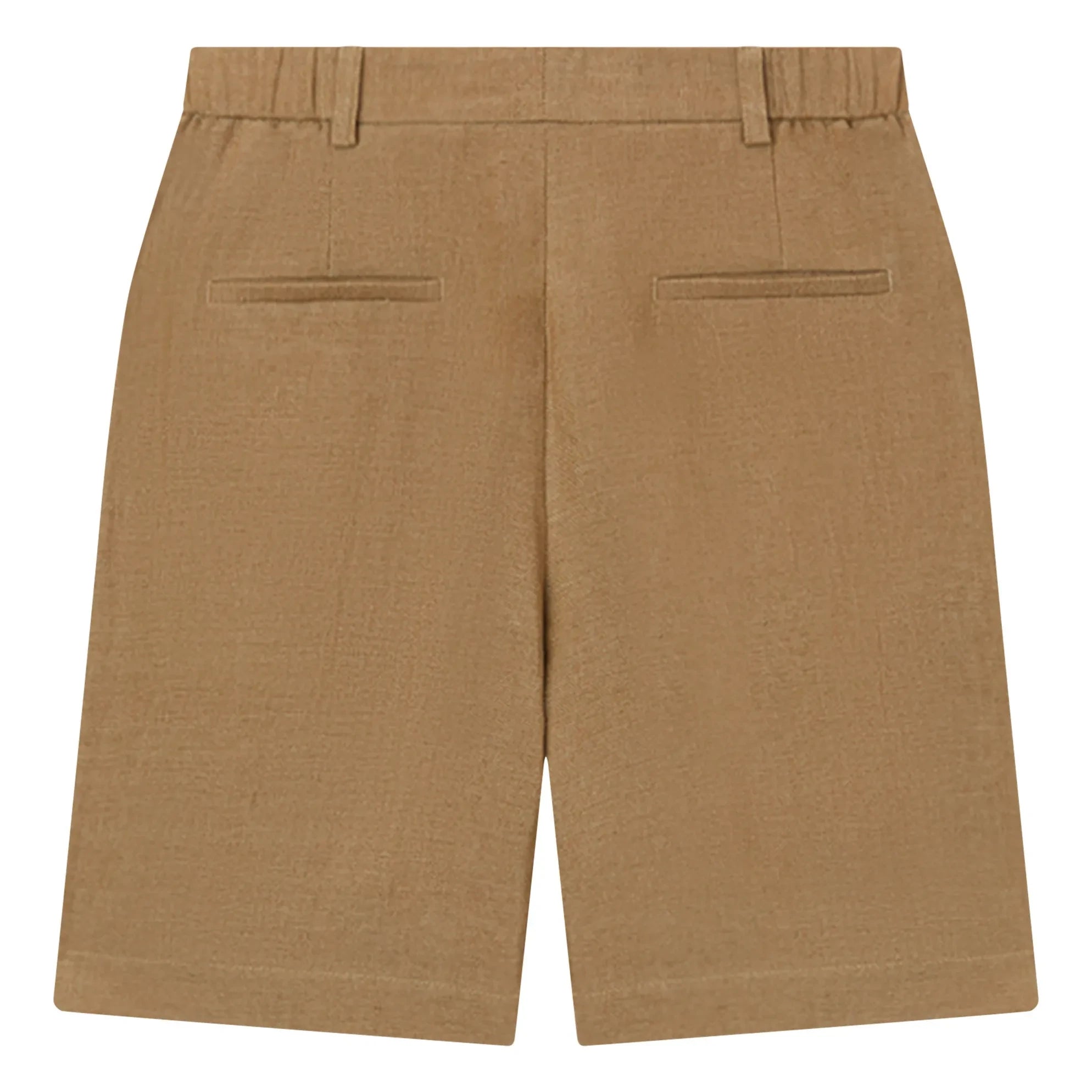 Pomandère - Linen and cotton Bermuda shorts | Taupe brown
