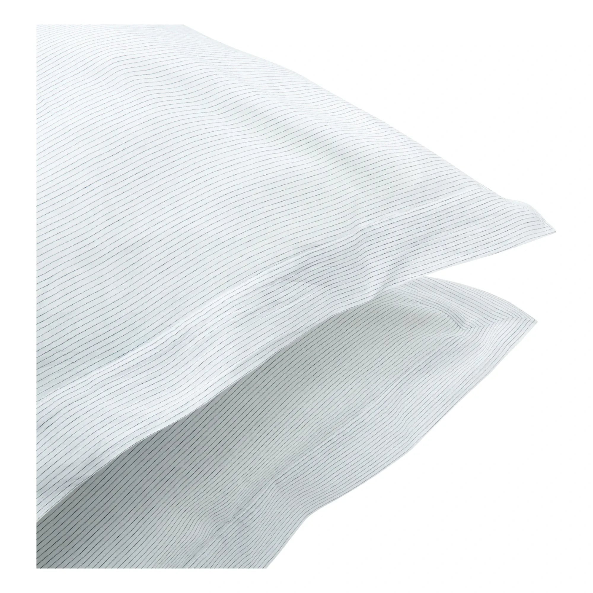 Scarlette Ateliers - Jack Handwoven Cotton Pillowcase - Set of 2 | Light Blue