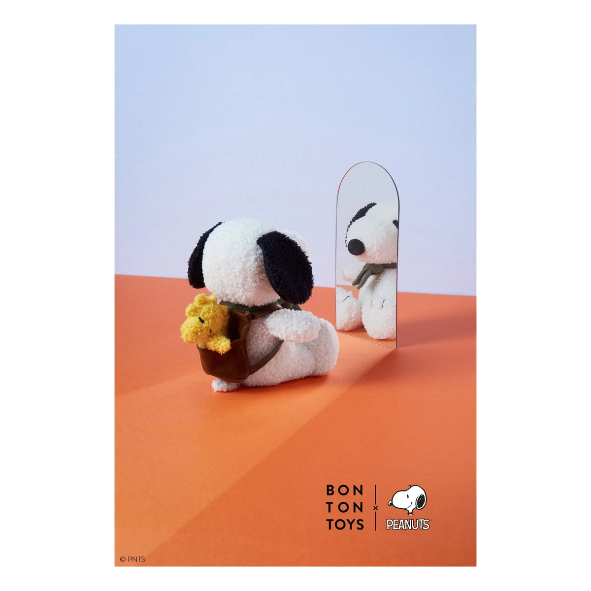 Bon Ton Toys - SNOOPY - Çantada Woodstock ile Snoopy peluş oyuncak