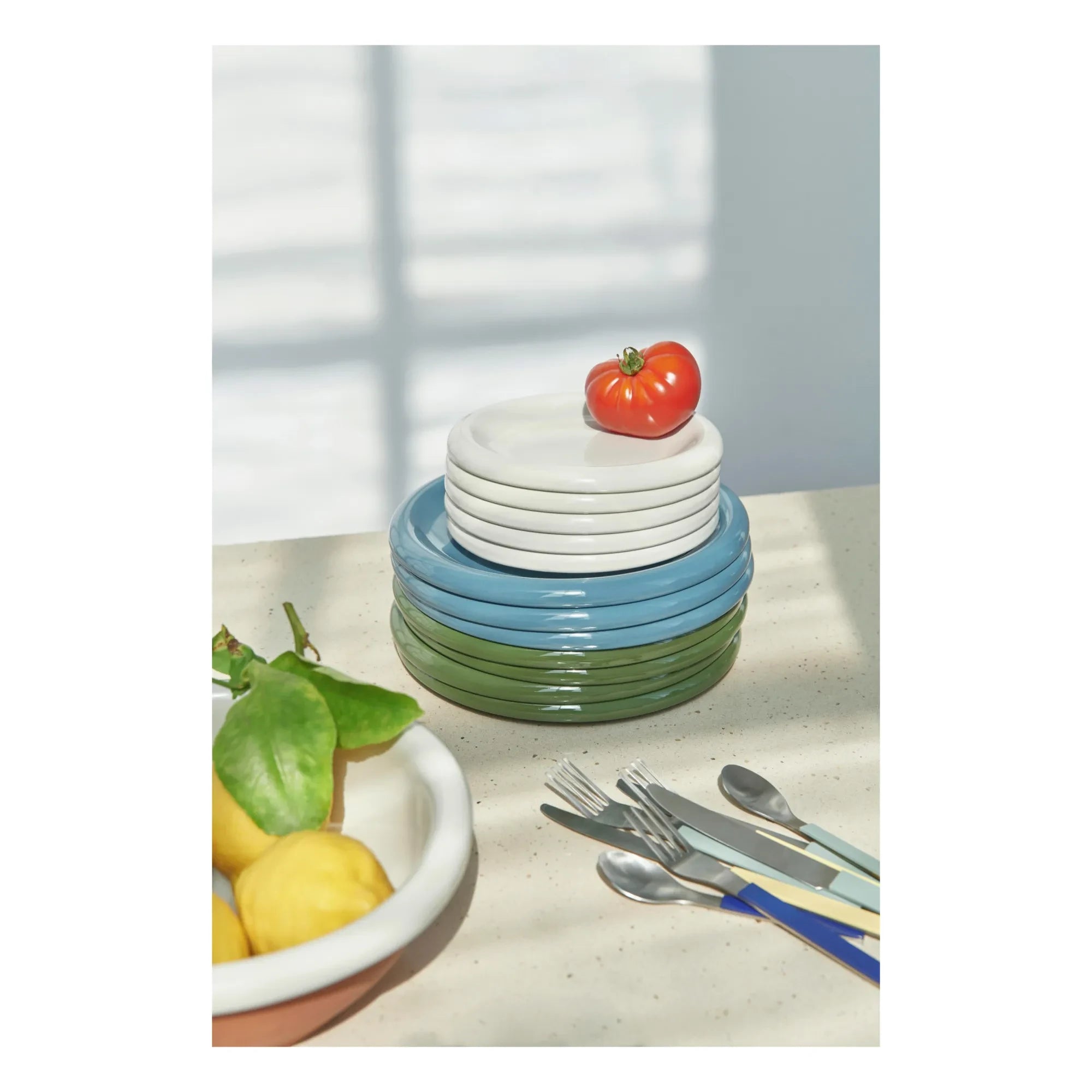 Hay - 4-piece cutlery set, Muller Van Severen - 4-Piece Set | Green