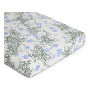 garbo&friends - Blue Plumbago Organic Cotton Fitted Sheet