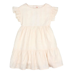 Búho - Lurex Cotton Open-Back Dress | Light Pink