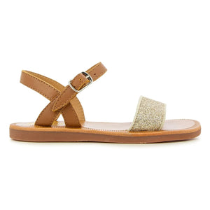 Pom d'Api - Plagette Tokalı Sandaletler | Camel