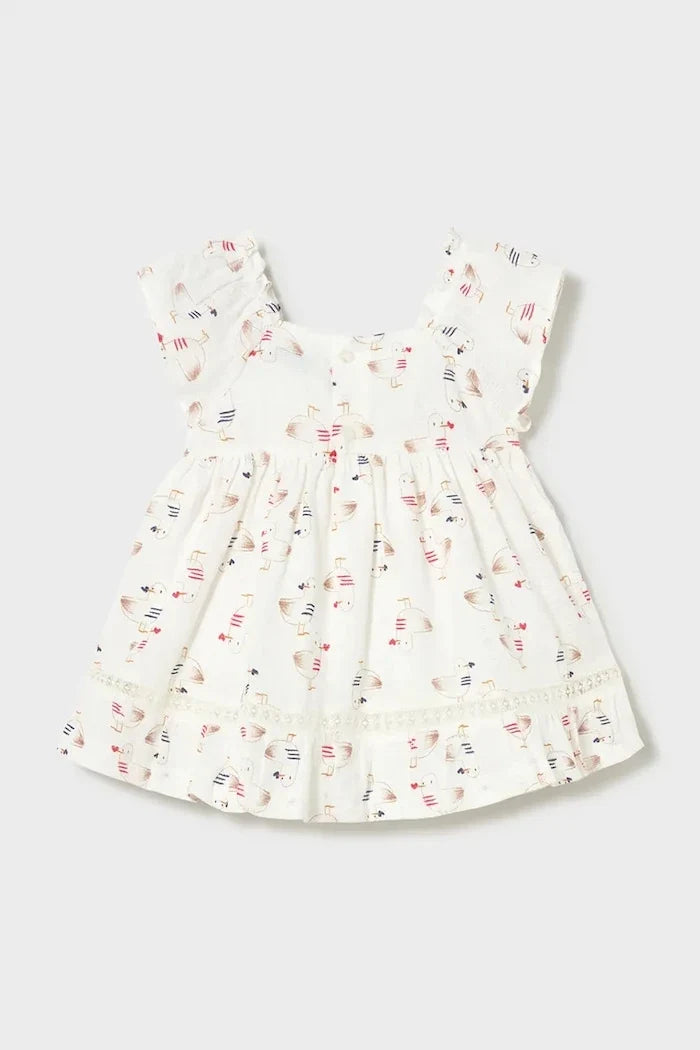 Vestido de algodón para niña Mayoral