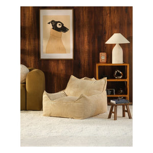 Wigiwama - Sillón club de pana Teen | Marrón claro