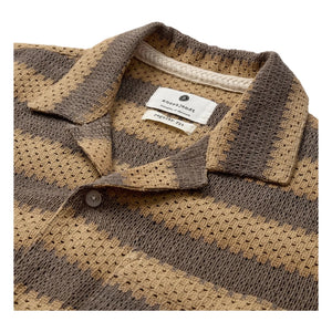 Anerkjendt - Akleander Striped Shirt | Light Brown