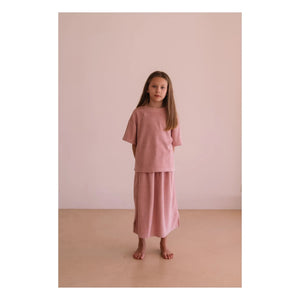 We Are Kids - Camiseta de toalla de algodón orgánico Jordan | Rosa suave