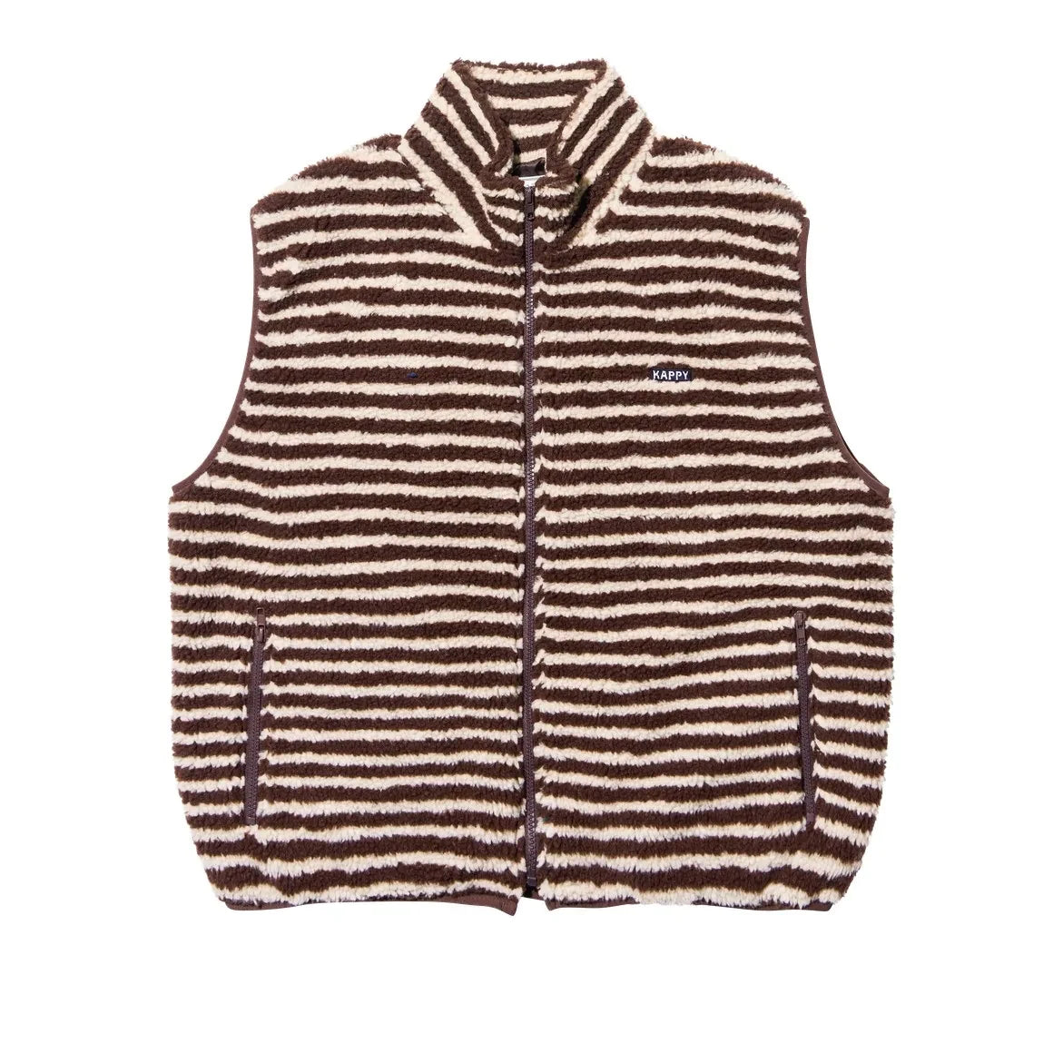 Kappy - Chaqueta polar de rayas | Marrón