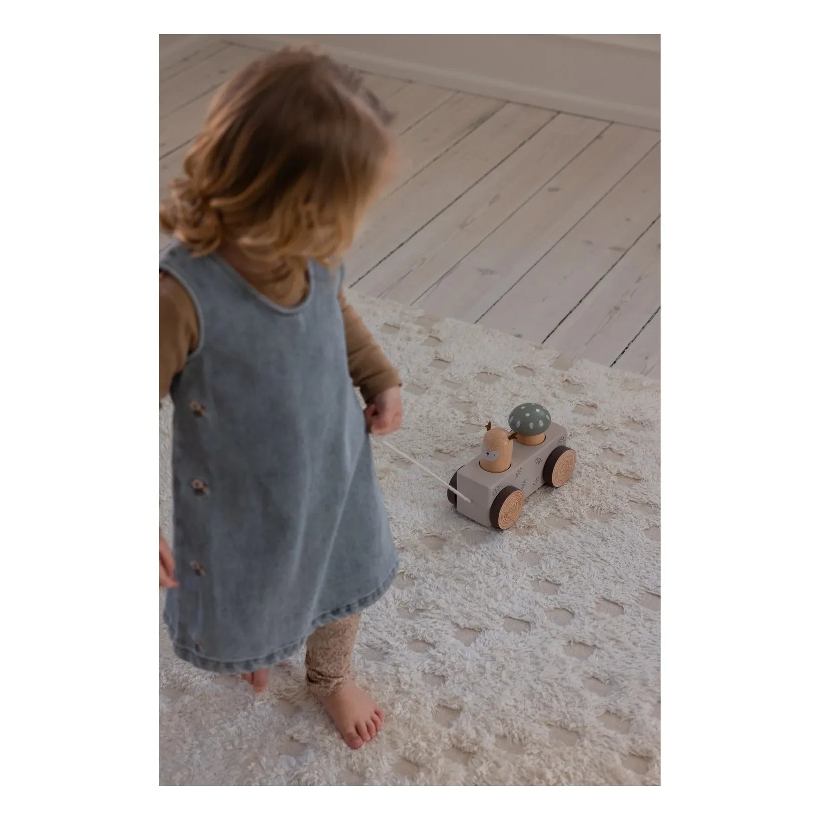 Sebra - Juguete Pop-Up de Tira y Suelta | Beige