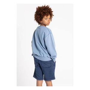 Hundred Pieces - Ryde organik pamuk sweatshirt | Gri mavi