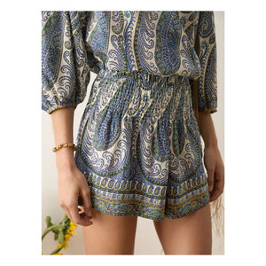 Boteh - Arcadia Leinen-Shorts | Lapislazuli