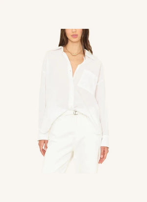 Xirena - Camicia Sydney in popeline di cotone | Bianco