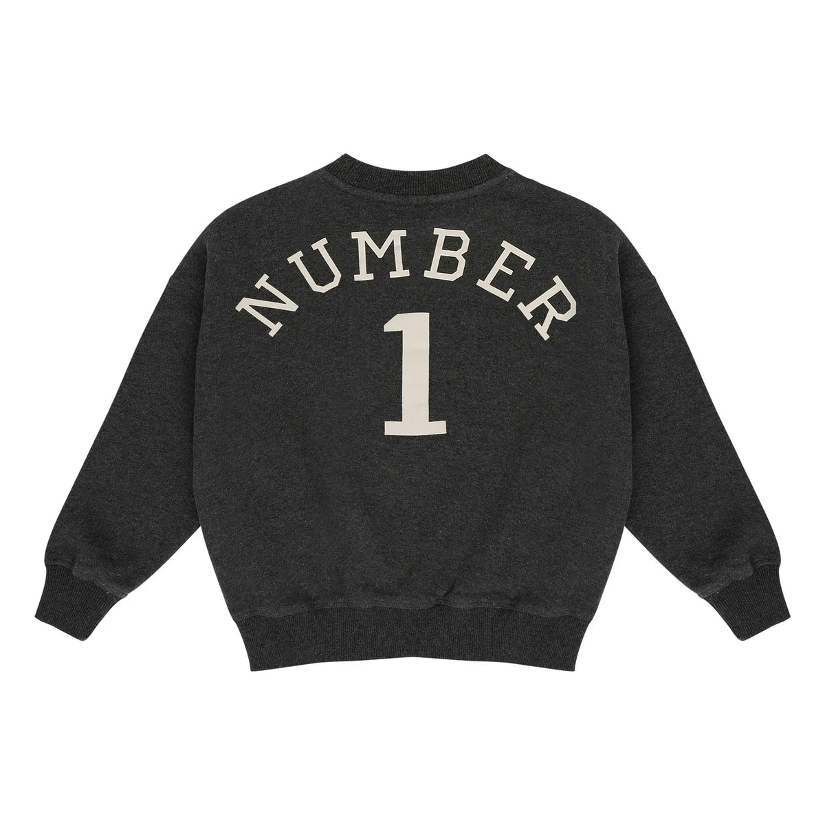 Jenest - Bird NR 1 organik pamuk sweatshirt | Koyu gri