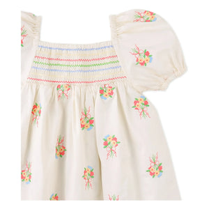 Gingersnaps - Vestido bordado Gigi | Blanco