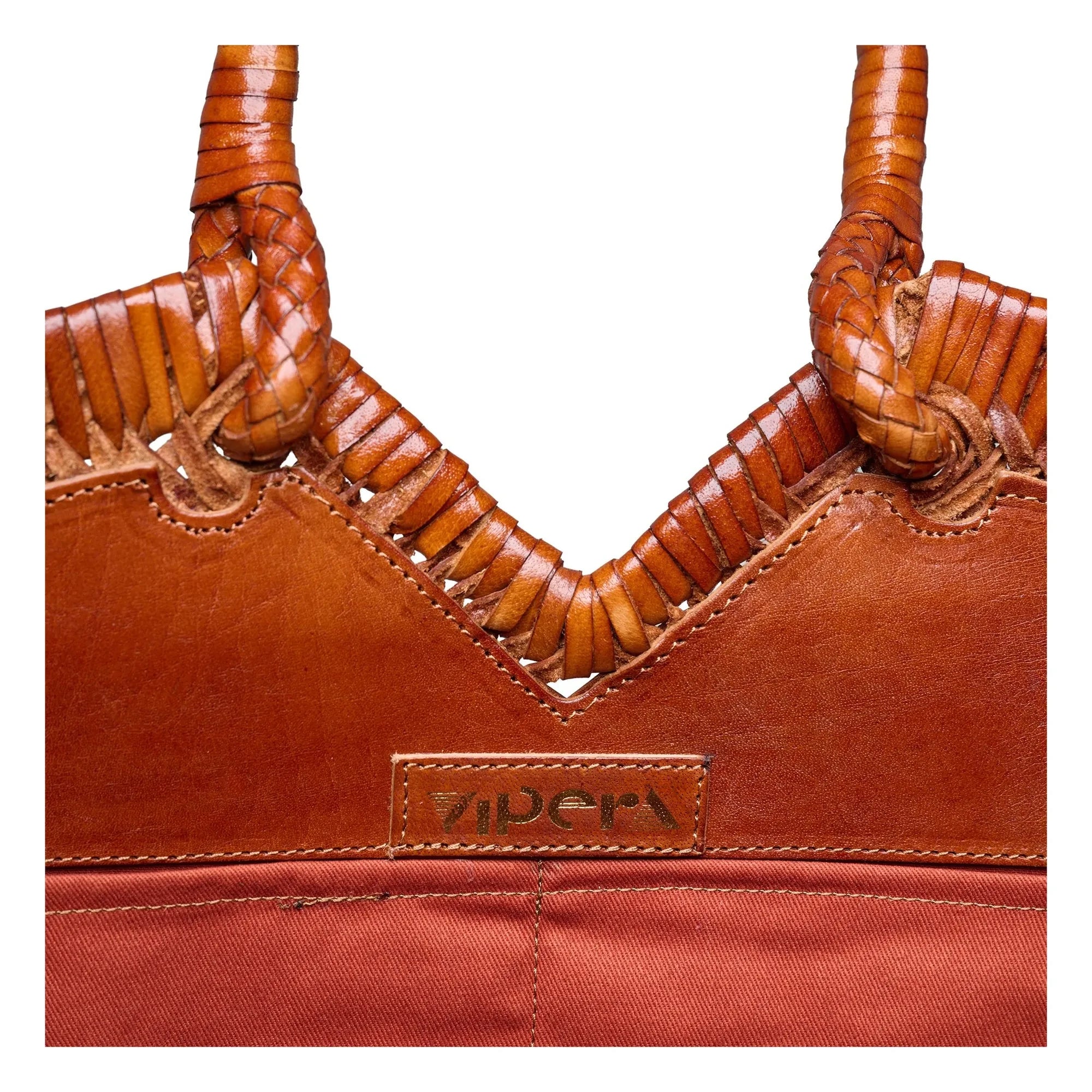 Vipera - Crudelia Deri Tote | Cognac