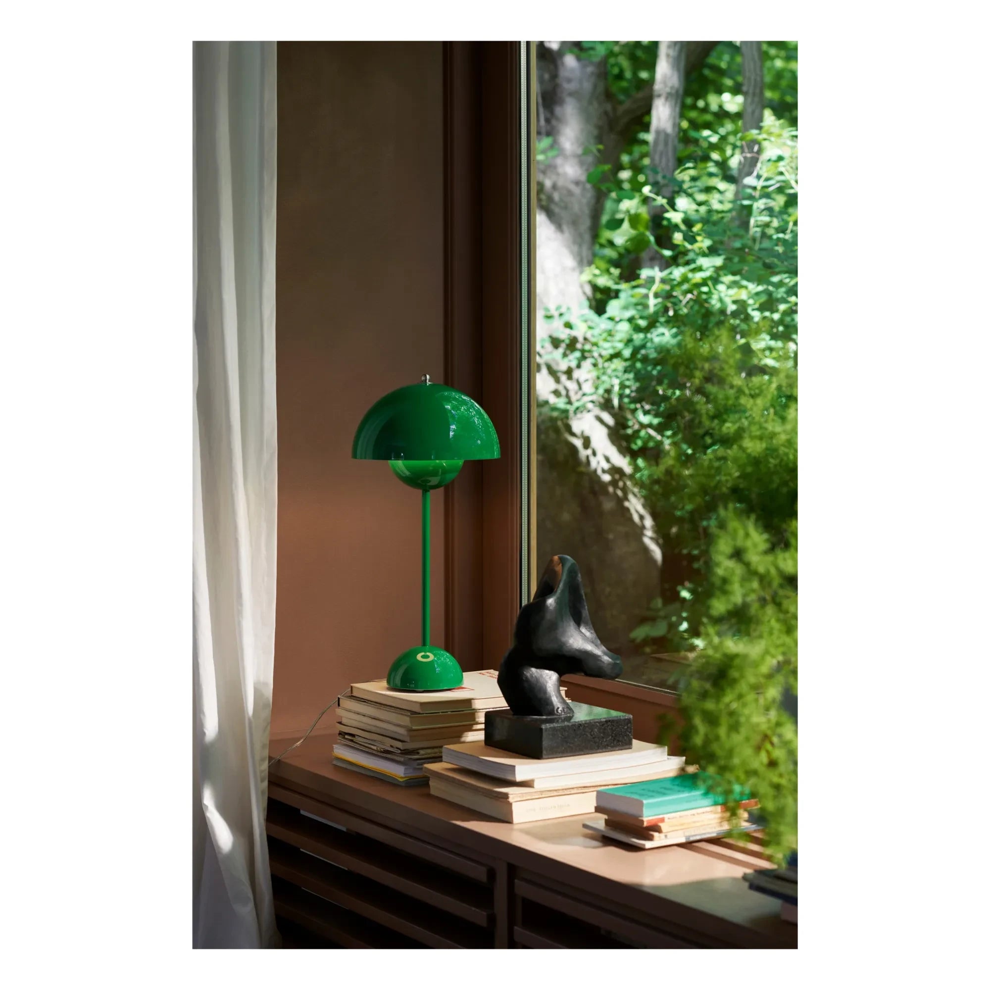 & Tradition - VP3 Flowerpot Masa Lambası - Verner Panton, 1969 | Yeşil