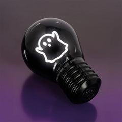 Legami - Decorative Lightbulb-Shaped Table Lamp - Ghost - Bulb Fiction