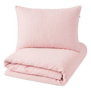 Editions Aimable - Paulette duvet set | Dragée Pink Gauze