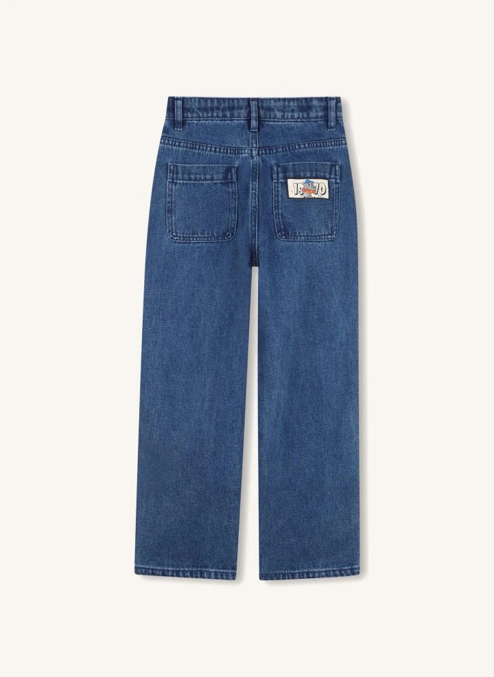 Kenzo - Jeans mit Puzzle-Stickerei | Blau