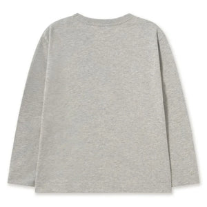 Tinycottons - Organik Pamuklu Köpek Tişörtü | Heather grey