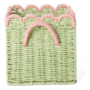 Rice - Storage Basket | Almond Green