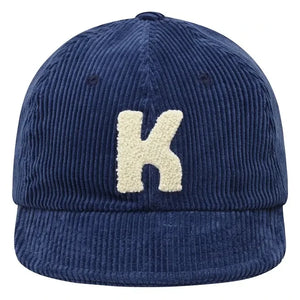 Kappy - Gorra de terciopelo con logo | Azul
