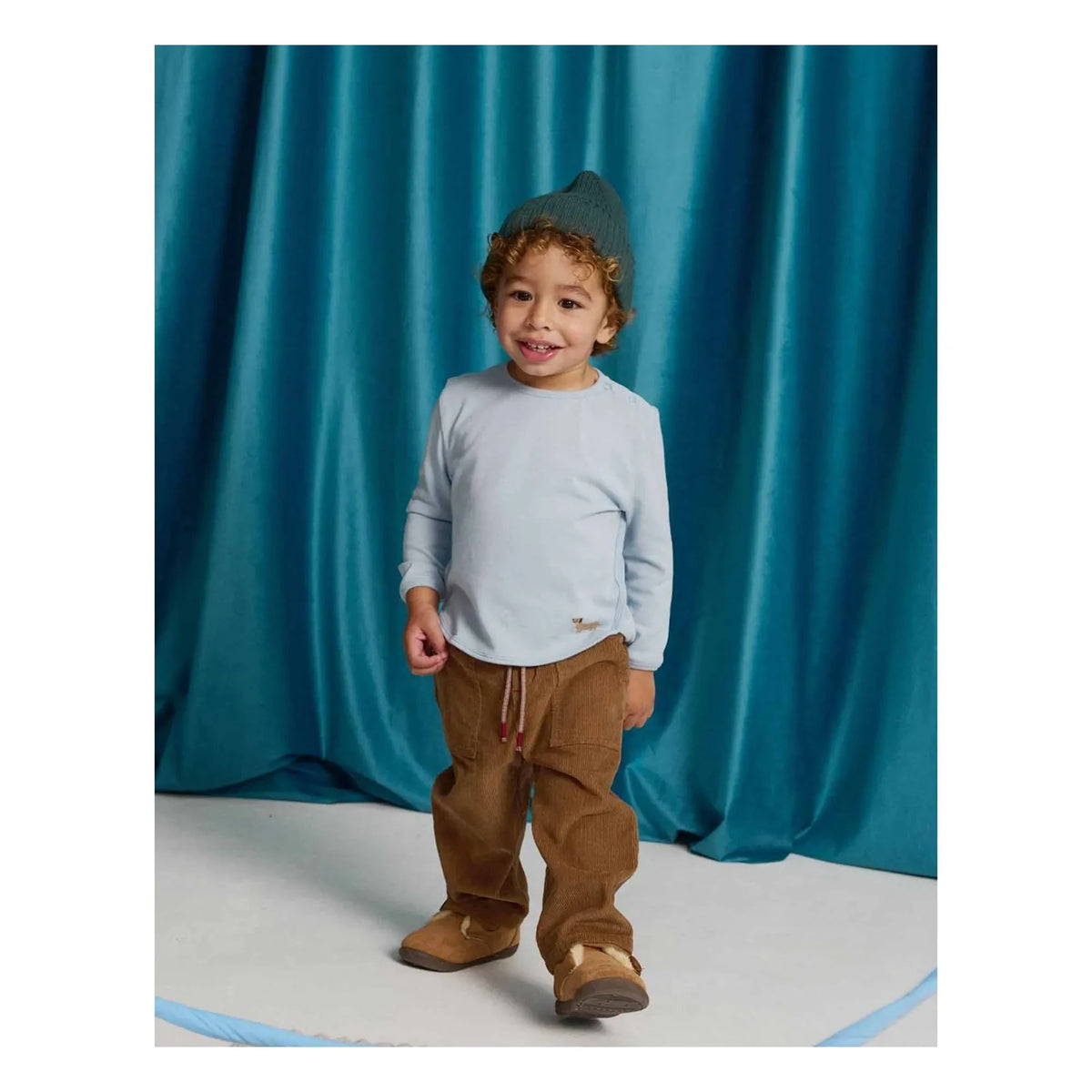 Gingersnaps - Dominic Kadife Bebek Pantolon | Kahverengi