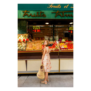 Louis Louise - Vestido Arlette Fleurie | Rosa beige