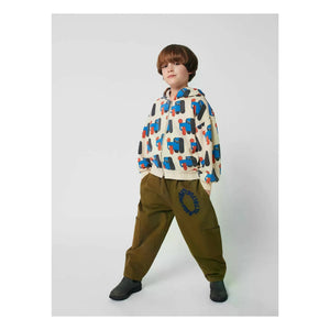 Bobo Choses - Kapüşonlu Sweat Dogs Organik Pamuk | Bej