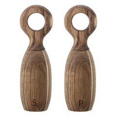 Bloomingville - Acacia Salt and Pepper Shakers | Brown